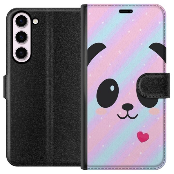 Yhteensopiva Lompakkokotelo Samsung Galaxy S23+ Sateenkaari Panda