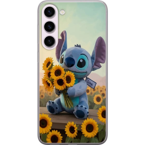 Kompatibel Mobilcover til Samsung Galaxy S23+ Disney Stitch solsikkeplakat Lilo og Stitch blå aliensolsikker sød kawaii-figur markdesign kunst Kompatibel Mobilcover til Samsung Galaxy S23+ Disney Stitch solsikkeplakat Lilo og Stitch blå aliensolsikker sød kawaii-figur markdesign kunst