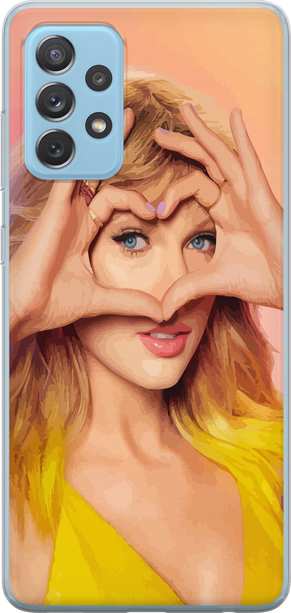 Yhteensopiva Puhelinkuori Samsung Galaxy A52 5G Taylor Swift