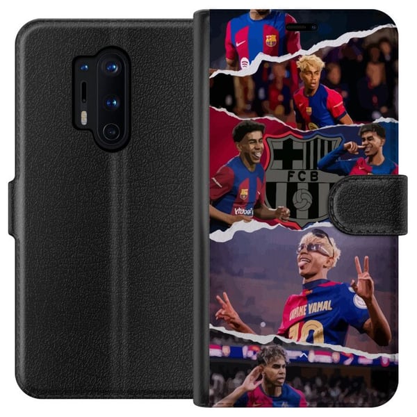 Yhteensopiva Lompakkokotelo OnePlus 8 Pro Yamal Jalkapalloilija Barcelona-tähti