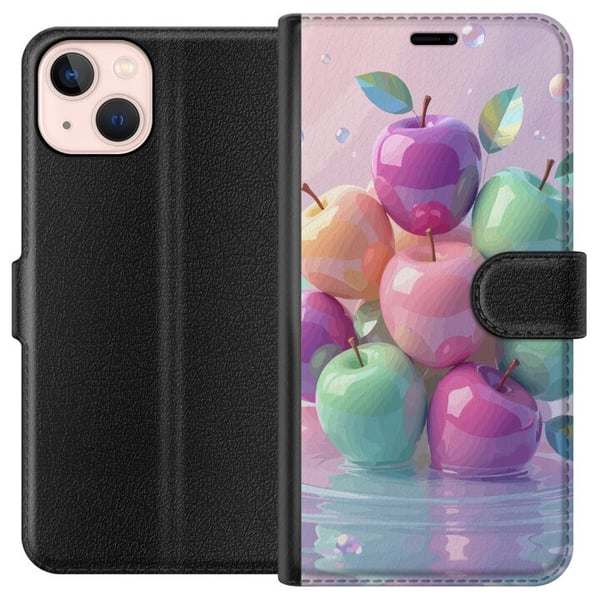 Kompatibelt Lommeboketui til Apple iPhone 13 mini Magiske epler Fantasy Eventyrfrukt Kompatibelt Lommeboketui til Apple iPhone 13 mini Magiske epler Fantasy Eventyrfrukt