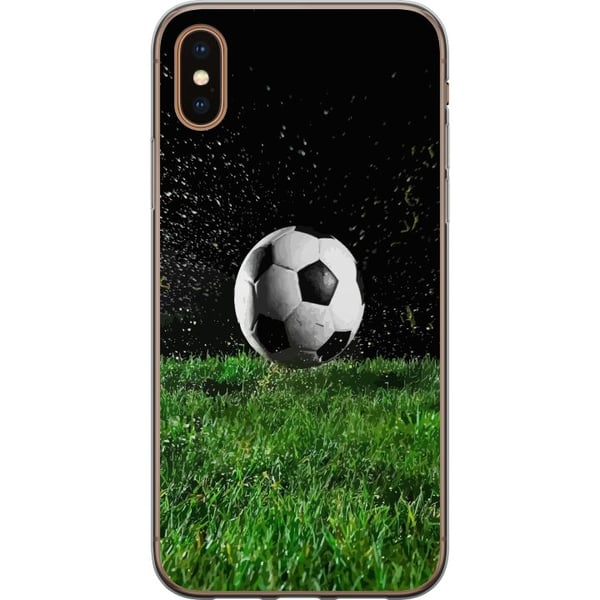 Kompatibelt Mobilskal till Apple iPhone XS Fotboll Action Kompatibelt Mobilskal till Apple iPhone XS Fotboll Action