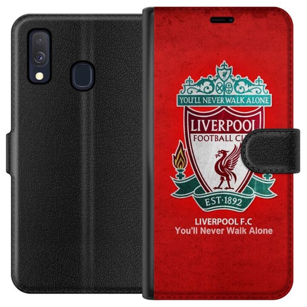 Kompatibel Tegnebogsetui til Samsung Galaxy A40 Liverpool YNWA