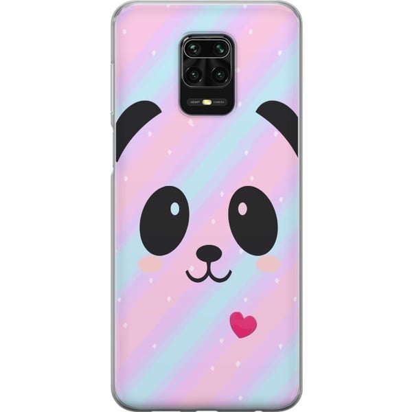 Kompatibel Mobilcover til Xiaomi Redmi Note 9S Regnbue Panda