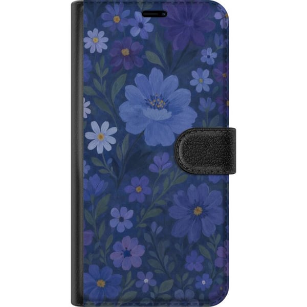 Kompatibelt Lommeboketui til Samsung Galaxy S10 Lite Midnattsblomster i en dypblå drømmeaktig sommerkveld