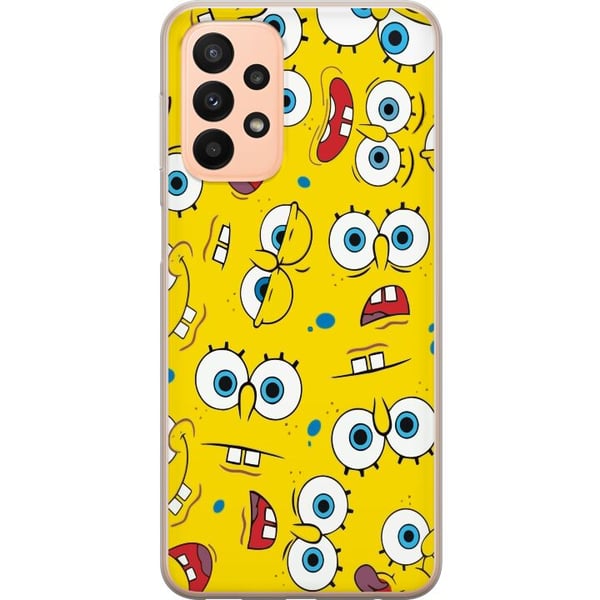 Yhteensopiva Puhelinkuori Samsung Galaxy A23 SiipiSpongi Neliöpantteri
