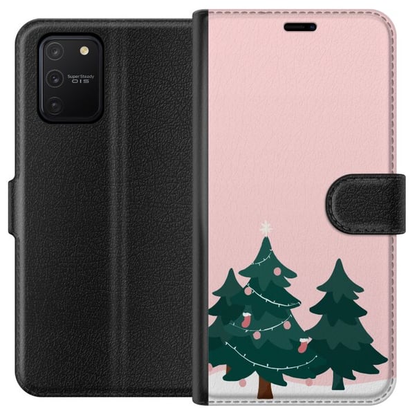 Kompatibelt Lommeboketui til Samsung Galaxy S10 Lite Graner God Jul Kompatibelt Lommeboketui til Samsung Galaxy S10 Lite Graner God Jul