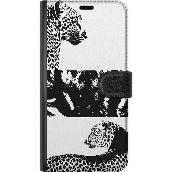 Kompatibelt Lommeboketui til Apple iPhone 13 mini Leopard Faces