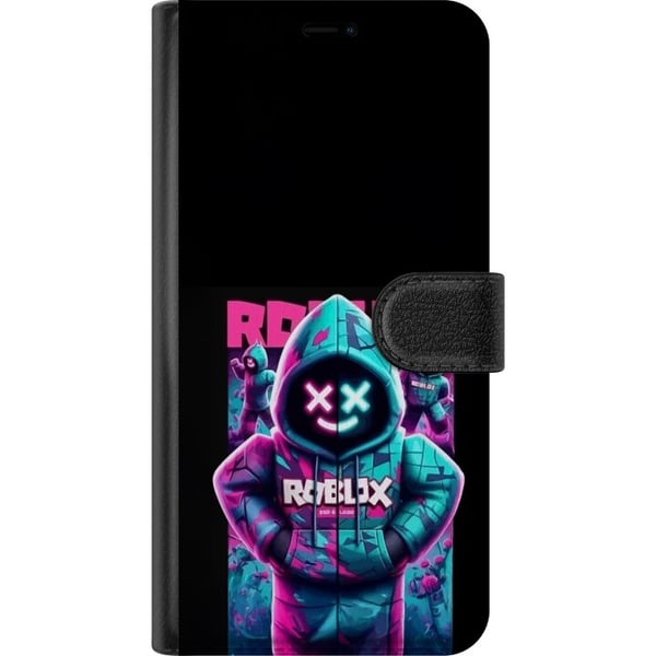 Kompatibelt Plånboksfodral till Samsung Galaxy S9+ Neon Roblox Hoodie coolt gamingmotiv med lysande färger och futuristisk look