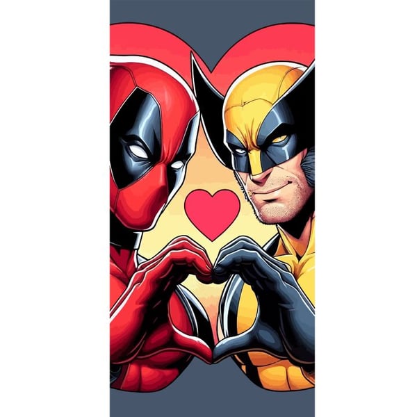 Kompatibelt Lommeboketui til Apple iPhone 13 Pro All hjerters dag Wolverine