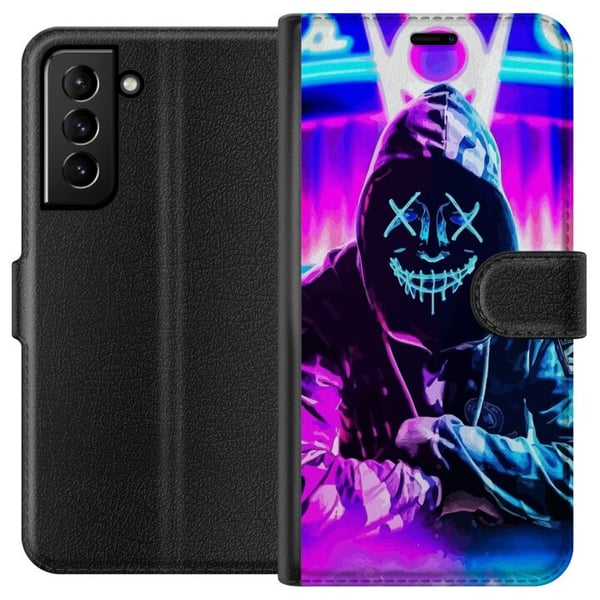Kompatibelt Lommeboketui til Samsung Galaxy S21+ 5G Roblox Marshmallow Adventure Kompatibelt Lommeboketui til Samsung Galaxy S21+ 5G Roblox Marshmallow Adventure