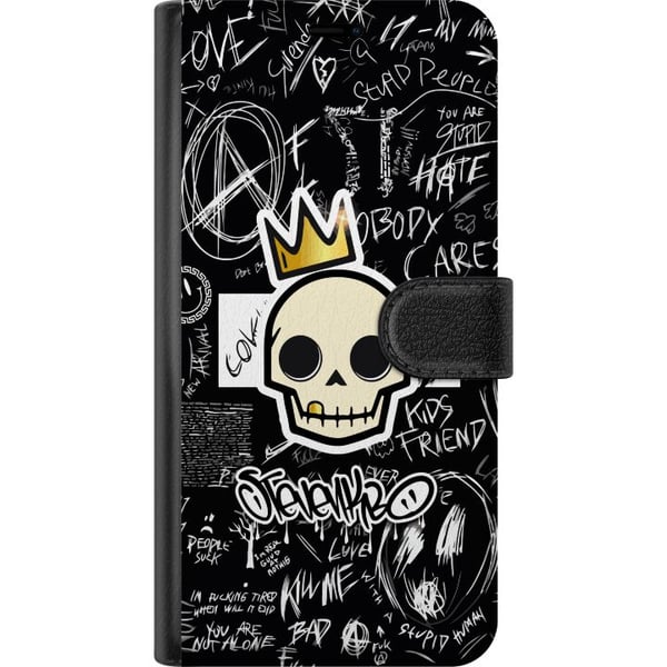 Yhteensopiva Lompakkokotelo Apple iPhone 13 Pro Kuoleman kallo