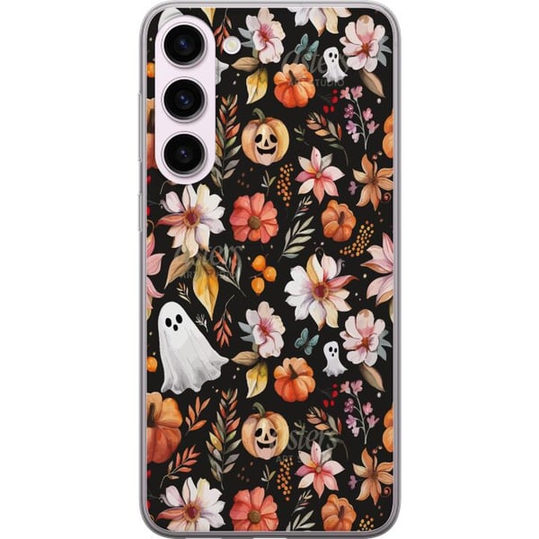 Kompatibel Mobilcover til Samsung Galaxy S23+ Halloween Græskar Spøgelsesdragt Maske Kompatibel Mobilcover til Samsung Galaxy S23+ Halloween Græskar Spøgelsesdragt Maske