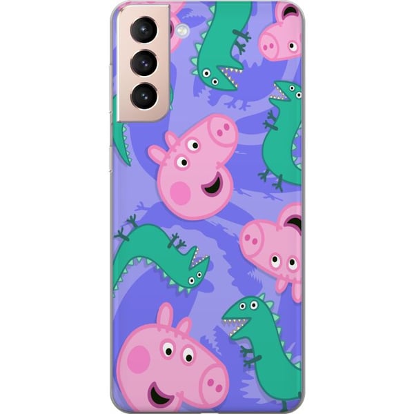 Kompatibelt Mobildeksel til Samsung Galaxy S21 Greta Gris