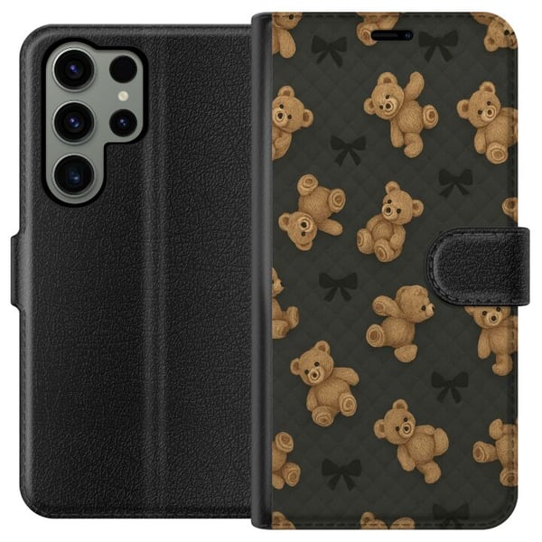 Kompatibel Tegnebogsetui til Samsung Galaxy S23 Ultra Teddy Knus