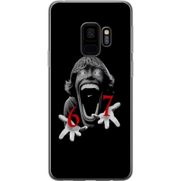 Kompatibelt Mobilskal till Samsung Galaxy S9 67 meme horror face black red – skräckinspirerad viral 6-7 design med stark kontrast och ikoniskt uttryc Kompatibelt Mobilskal till Samsung Galaxy S9 67 meme horror face black red – skräckinspirerad viral 6-7 design med stark kontrast och ikoniskt uttryc