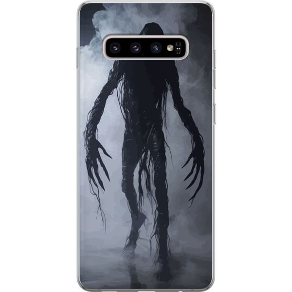 Kompatibelt Mobilskal till Samsung Galaxy S10+ Misty Monster Fantasy Dark Creature