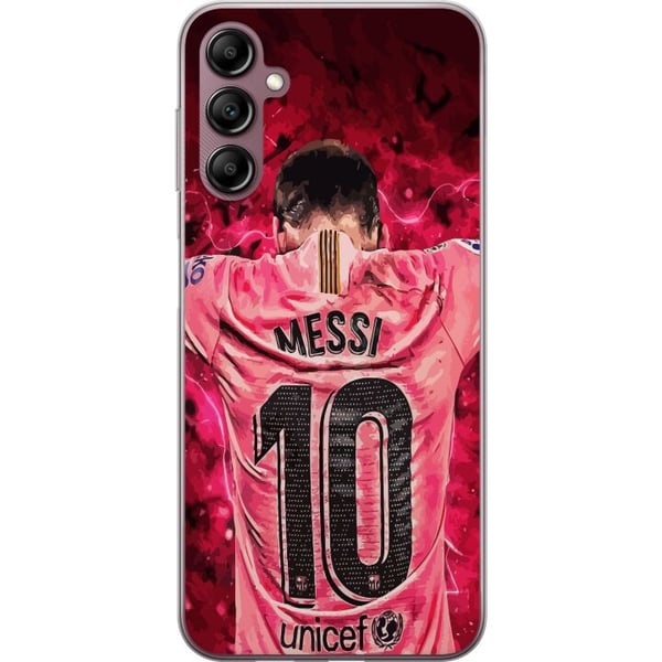 Yhteensopiva Puhelinkuori Samsung Galaxy A14 5G Messi Fotboll Barcelona Argentina Motiv Legendarisk Spelare Yhteensopiva Puhelinkuori Samsung Galaxy A14 5G Messi Fotboll Barcelona Argentina Motiv Legendarisk Spelare