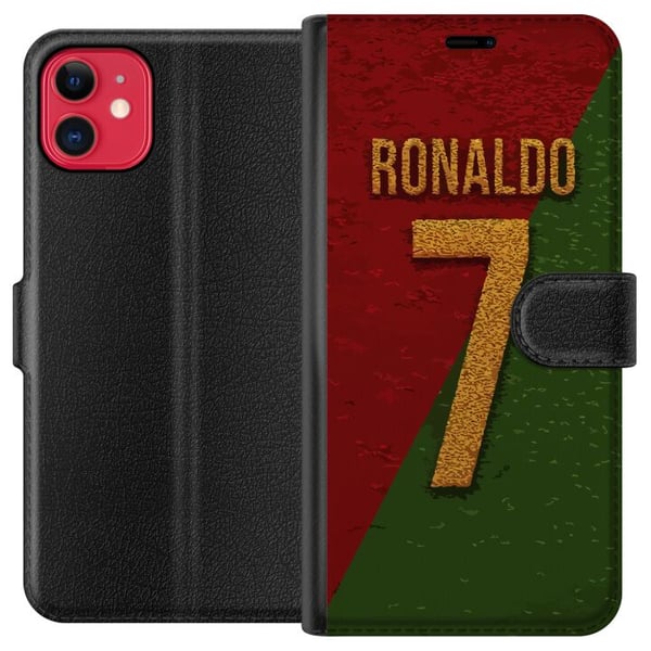 Kompatibelt Plånboksfodral till Apple iPhone 11 Ronaldo Kompatibelt Plånboksfodral till Apple iPhone 11 Ronaldo