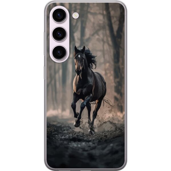Kompatibelt Mobilskal till Samsung Galaxy S23 Running horse Kompatibelt Mobilskal till Samsung Galaxy S23 Running horse