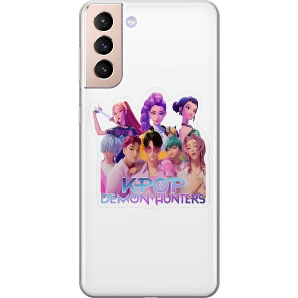 Kompatibel Mobilcover til Samsung Galaxy S21 K-pop-dæmonjægere Forenede Gruppe Syv Animeidoler Fantasy Energi Kompatibel Mobilcover til Samsung Galaxy S21 K-pop-dæmonjægere Forenede Gruppe Syv Animeidoler Fantasy Energi