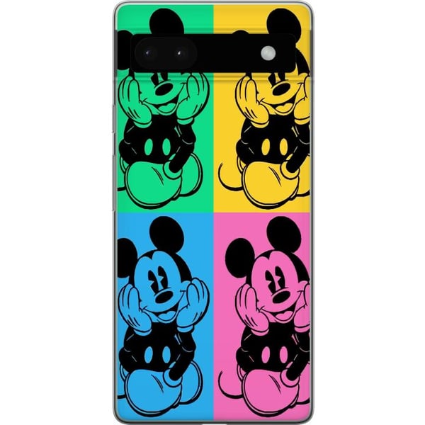 Kompatibel Mobilcover til Google Pixel 6a Disney Mickey Mouse plakat popkunst farverig tegnefilm retroserie Andy Warhol-stil klassisk figurkunst Kompatibel Mobilcover til Google Pixel 6a Disney Mickey Mouse plakat popkunst farverig tegnefilm retroserie Andy Warhol-stil klassisk figurkunst