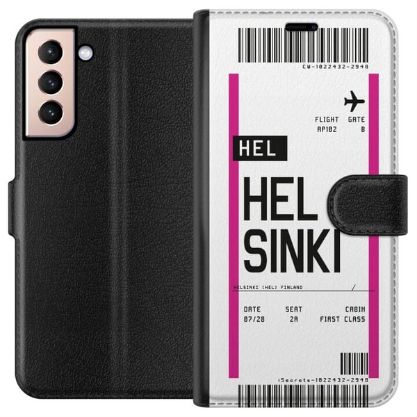 Kompatibelt Lommeboketui til Samsung Galaxy S21 Helsingfors Kompatibelt Lommeboketui til Samsung Galaxy S21 Helsingfors