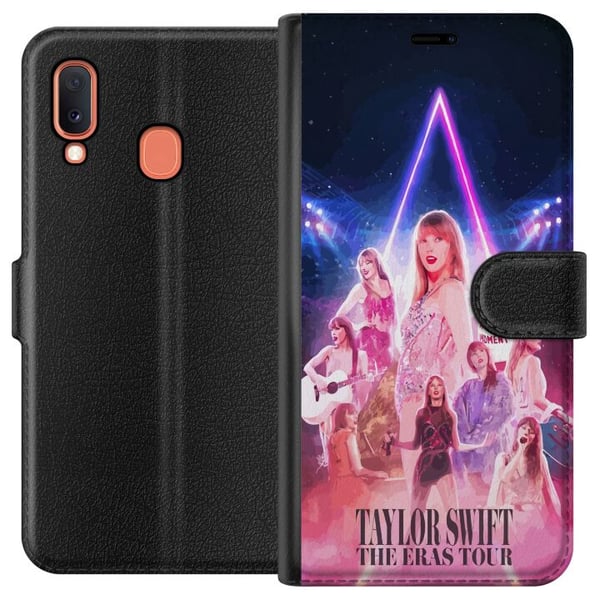 Kompatibelt Plånboksfodral till Samsung Galaxy A20e Taylor Swift Galaxy Neon Kompatibelt Plånboksfodral till Samsung Galaxy A20e Taylor Swift Galaxy Neon