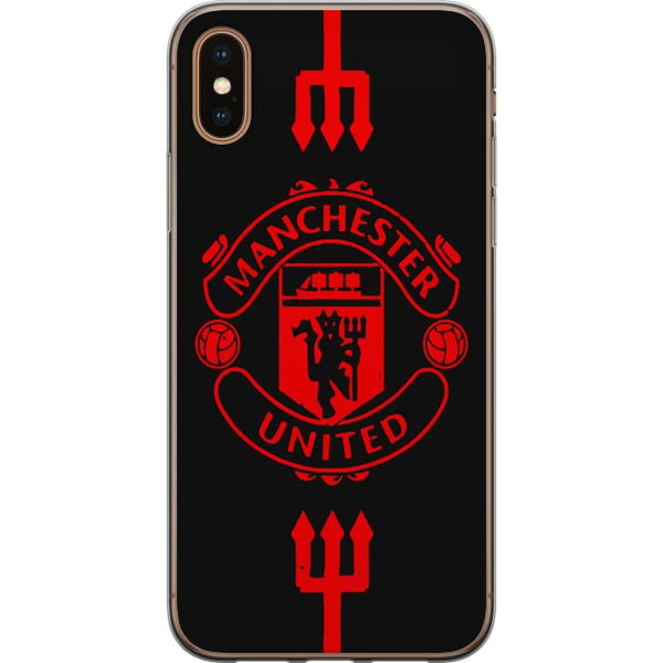 Kompatibelt Mobilskal till Apple iPhone XS ManchesterUnited