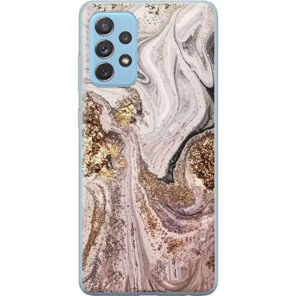 Kompatibelt Mobildeksel til Samsung Galaxy A52 5G Beige marmor med gullglitterstruktur, elegant design med luksuriøs følelse, perfekt for moderne sti Kompatibelt Mobildeksel til Samsung Galaxy A52 5G Beige marmor med gullglitterstruktur, elegant design med luksuriøs følelse, perfekt for moderne sti