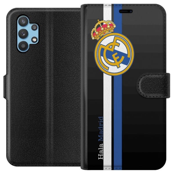 Kompatibelt Plånboksfodral till Samsung Galaxy A32 5G Real Madrid