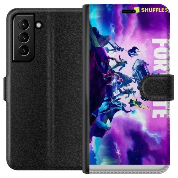 Kompatibelt Lommeboketui til Samsung Galaxy S21+ 5G Fortnite Kompatibelt Lommeboketui til Samsung Galaxy S21+ 5G Fortnite