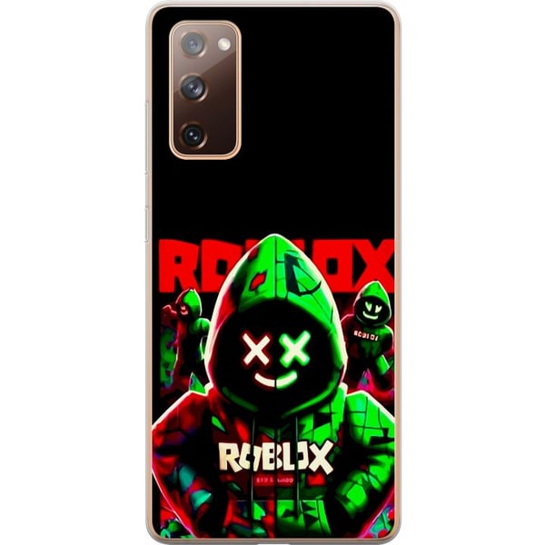 Kompatibelt Mobilskal till Samsung Galaxy S20 FE Roblox Shadow Squad Design mörk neoninspirerad stil med gröna och röda kontraster för en cool intens Kompatibelt Mobilskal till Samsung Galaxy S20 FE Roblox Shadow Squad Design mörk neoninspirerad stil med gröna och röda kontraster för en cool intens
