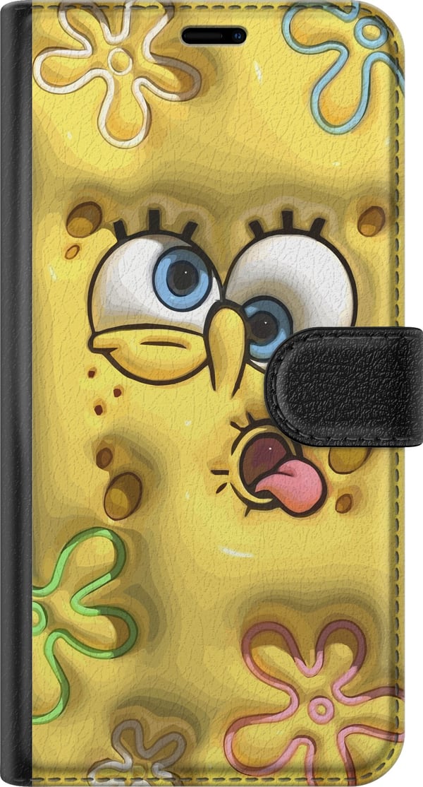 Kompatibelt Plånboksfodral till Samsung Galaxy S21 SpongeBob