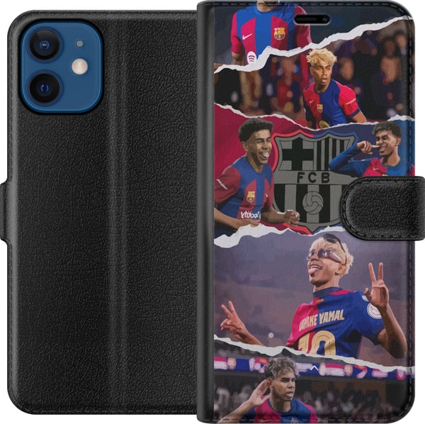 Kompatibelt Lommeboketui til Apple iPhone 12 mini Yamal Fotballspiller Barcelona-stjerne