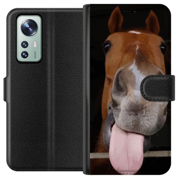 Yhteensopiva Lompakkokotelo Xiaomi 12 Rauhallinen hevonen