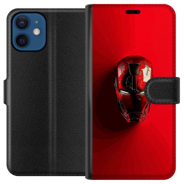 Yhteensopiva Lompakkokotelo Apple iPhone 12 mini Iron Man Marvel kypärä juliste Avengers Tony Stark naamio punainen supersankari retro sarjakuva kuvi Yhteensopiva Lompakkokotelo Apple iPhone 12 mini Iron Man Marvel kypärä juliste Avengers Tony Stark naamio punainen supersankari retro sarjakuva kuvi