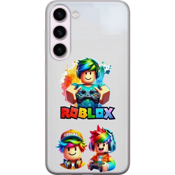 Kompatibel Mobilcover til Samsung Galaxy S23+ Roblox Rainbow Gamer Design farverig spilverden med figurer i regnbuens farver fyldt med glæde og kreat Kompatibel Mobilcover til Samsung Galaxy S23+ Roblox Rainbow Gamer Design farverig spilverden med figurer i regnbuens farver fyldt med glæde og kreat