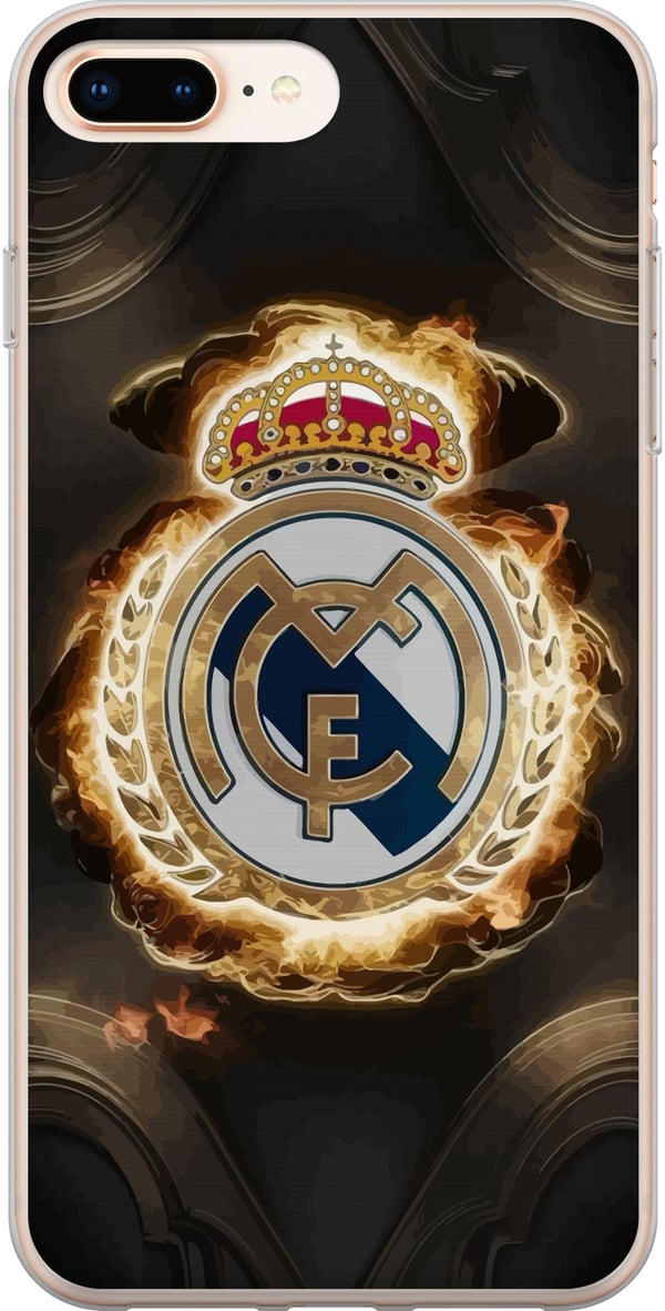 Kompatibelt Mobilskal till Apple iPhone 8 Plus Real Madrid