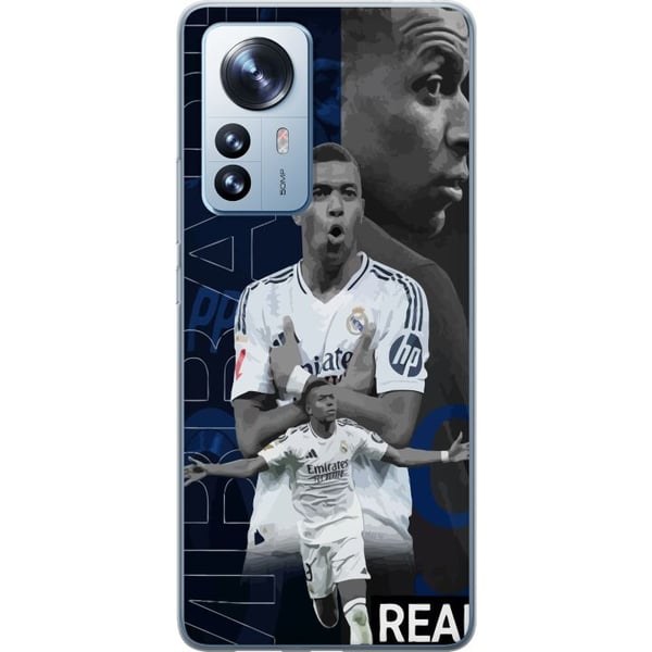 Yhteensopiva Puhelinkuori Xiaomi 12 Pro Kylian Mbappé, Real Madrid, Ranska, äärimmäinen nopeus, vahva tekniikka ja uskomaton maalivainu, joka tekee h
