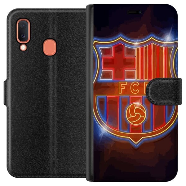Kompatibelt Lommeboketui til Samsung Galaxy A20e FC Barcelona Kompatibelt Lommeboketui til Samsung Galaxy A20e FC Barcelona