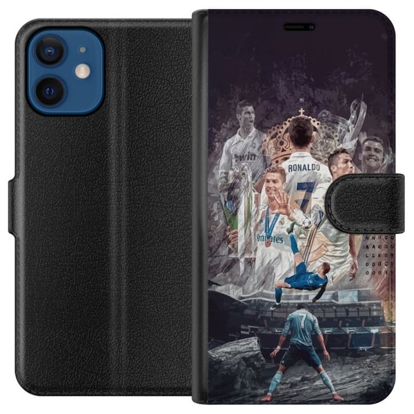 Kompatibelt Lommeboketui til Apple iPhone 12 Cristiano Ronaldo Al-Nassr Portugal ikonisk målmaskin og global superstjerne med historiske rekorder og