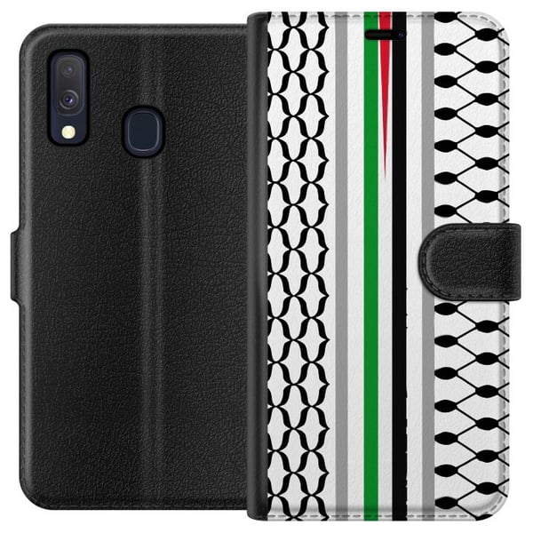 Kompatibel Tegnebogsetui til Samsung Galaxy A40 Behold sorteringsrækkefølgen