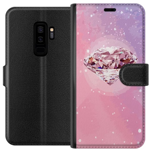 Kompatibelt Lommeboketui til Samsung Galaxy S9+ Glitter Diamant Kompatibelt Lommeboketui til Samsung Galaxy S9+ Glitter Diamant