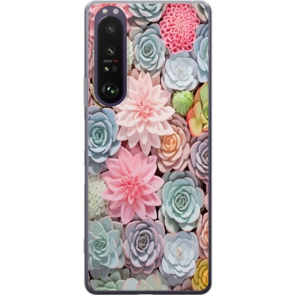 Kompatibel Mobilcover til Sony Xperia 1 III Grønne planter