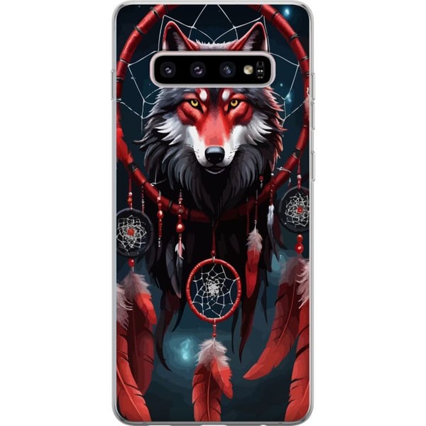 Kompatibel Mobilcover til Samsung Galaxy S10+ Ulven