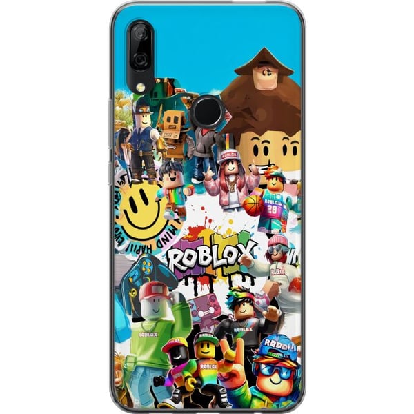 Kompatibel Mobilcover til Huawei P Smart Z Roblox Party farverigt motiv med spilfigurer og gamingenergi til alle fans