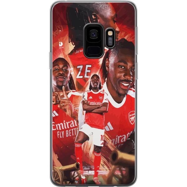 Yhteensopiva Puhelinkuori Samsung Galaxy S9 Arsenal-kollaasimuotoilu – Eberechi Eze punaisessa paidassa, useita kuvituksia Yhteensopiva Puhelinkuori Samsung Galaxy S9 Arsenal-kollaasimuotoilu – Eberechi Eze punaisessa paidassa, useita kuvituksia