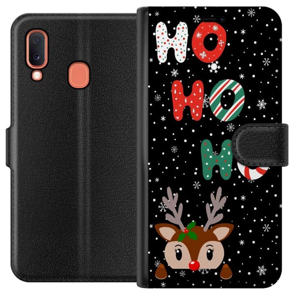 Yhteensopiva Lompakkokotelo Samsung Galaxy A20e HO HO HO