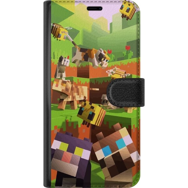 Kompatibelt Plånboksfodral till Samsung Galaxy A20e MineCraft